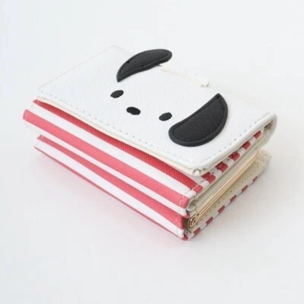 Sanrio NWT Pochacco Face Flap Wallet W/KissLock - Picture 7 of 11